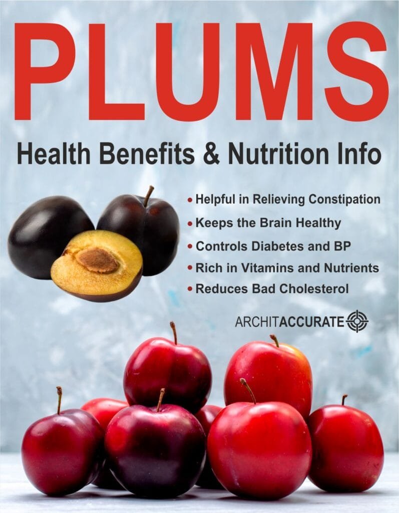 PLUMS : Health Benefits & Nutrition Info