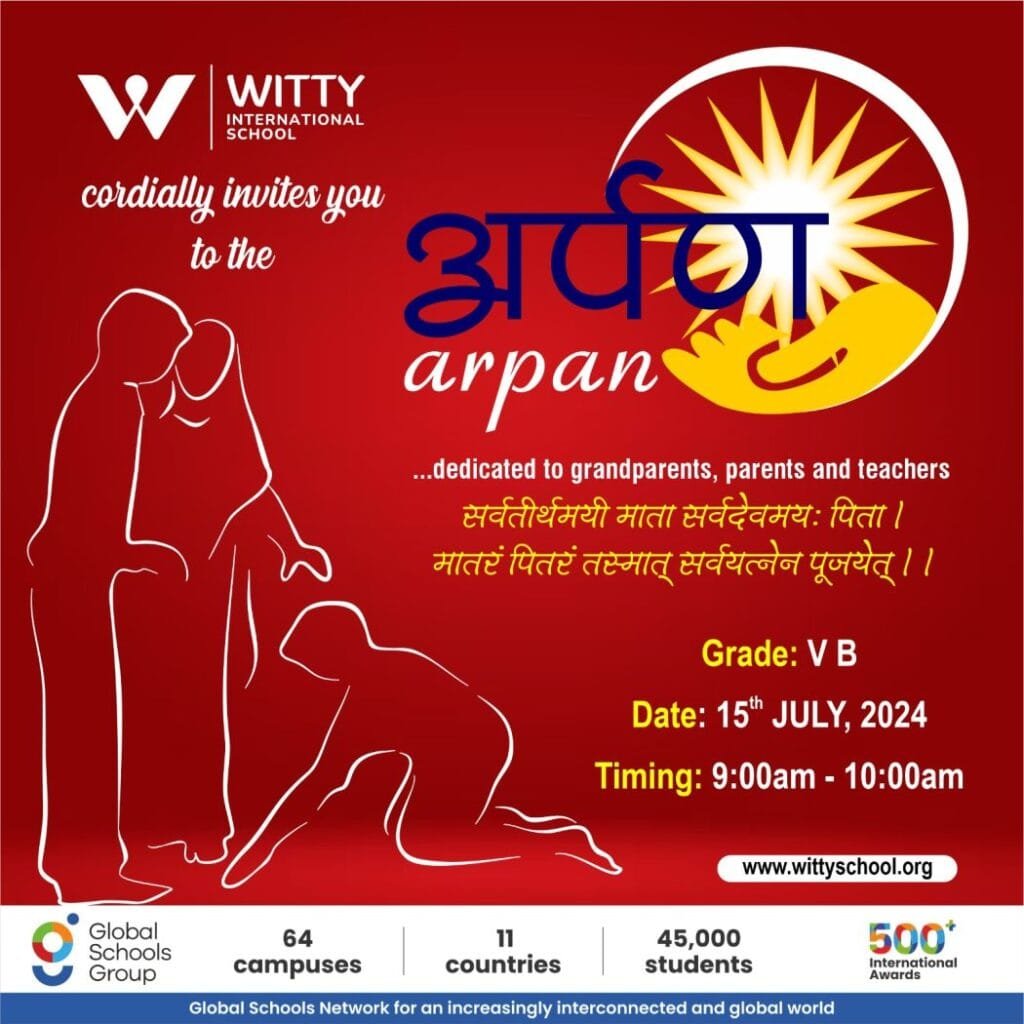 Mata-Pita ke Charanon mein "Arpan"