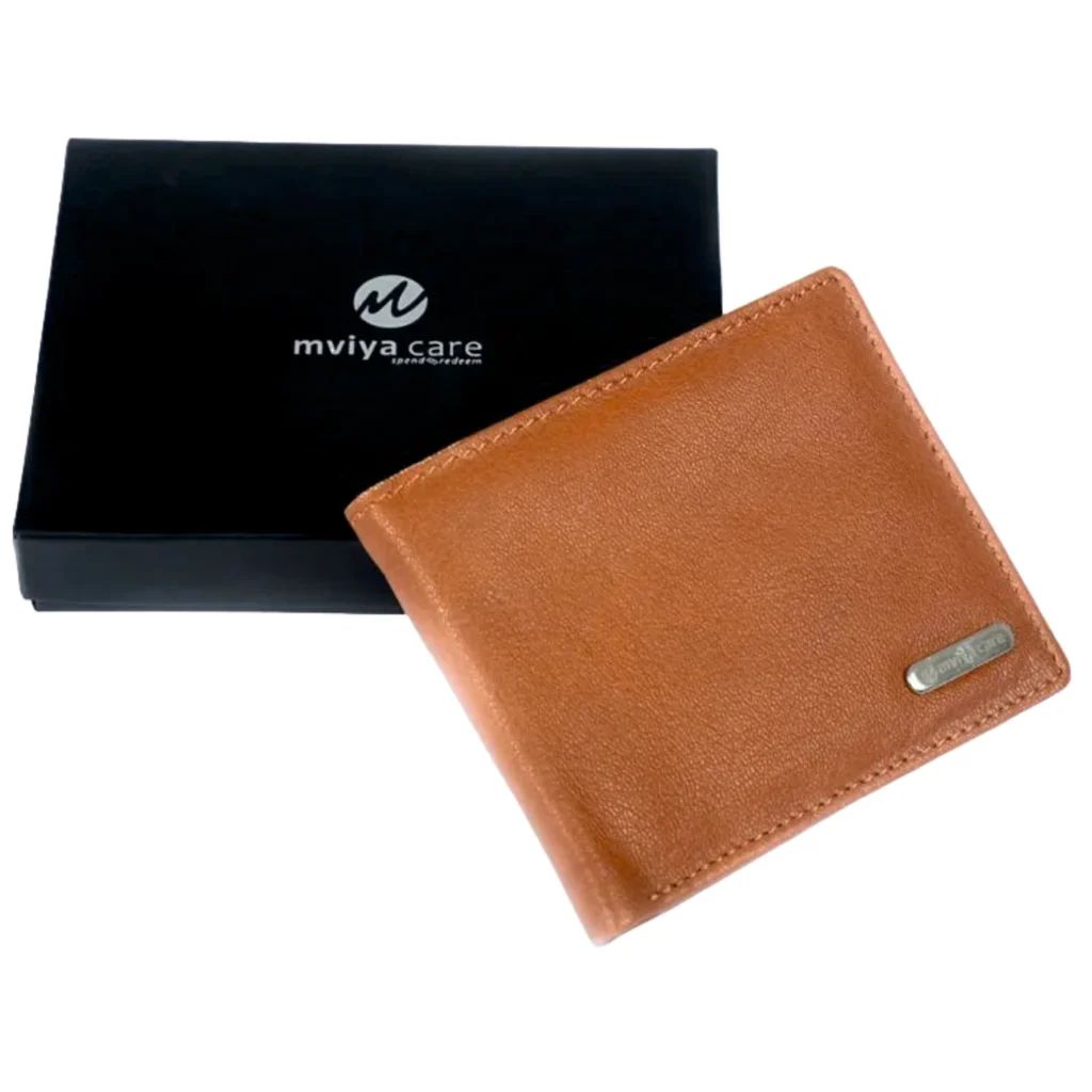 Genuine Leather Wallet Mviya Care